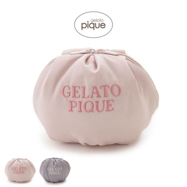 gelato pique（ジェラートピケ） サテン刺繍ポーチ pwgb262646