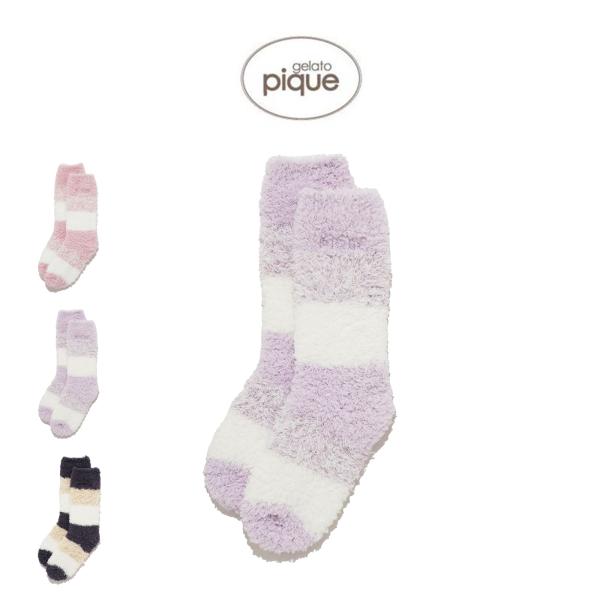 gelato pique（ジェラートピケ） ジェラート3ボーダーソックス