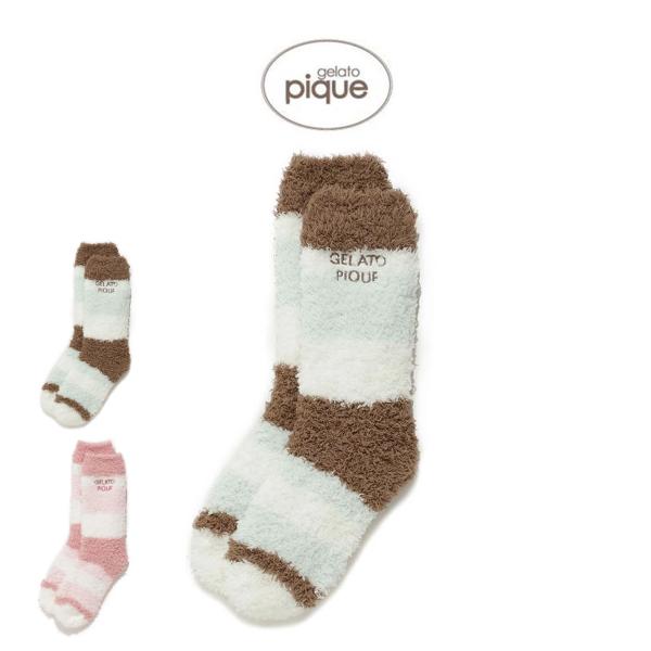 gelato pique（ジェラートピケ） ジェラートランダムボーダーソックス