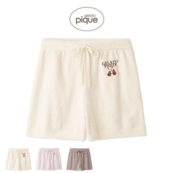 gelato pique サテンフラワージャガードショートパンツ gelato pique（ジェラートピケ）の「サテンフラワージャガード