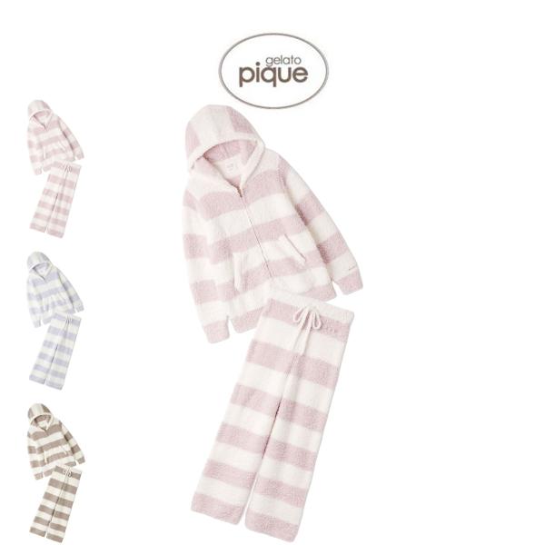 gelato pique（ジェラートピケ） ジェラート2ボーダーパーカー&ロング