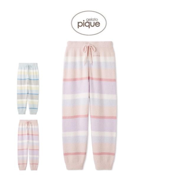 gelato pique ジェラートピケ ベビモコカラフルボーダーロング