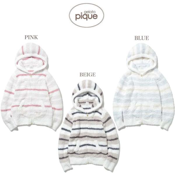Gelato Pique ジェラートピケ ルームウェア 通販 ジェラート ランダムボーダーパーカー Pwnt レディース 21春 ギフト プレゼント Pwnt セレクトショップムー 通販 Yahoo ショッピング