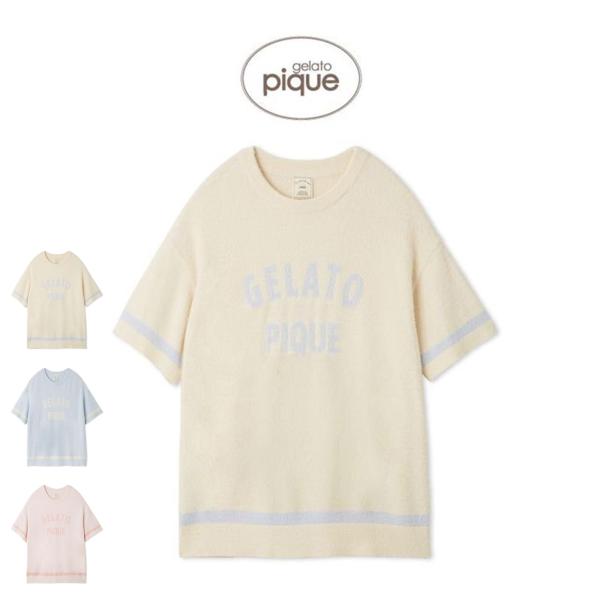 【新品・未使用品】ジェラートピケ　ルームウェア 半袖 gelato pique ジェラートピケ スムーズィートリム半袖プル