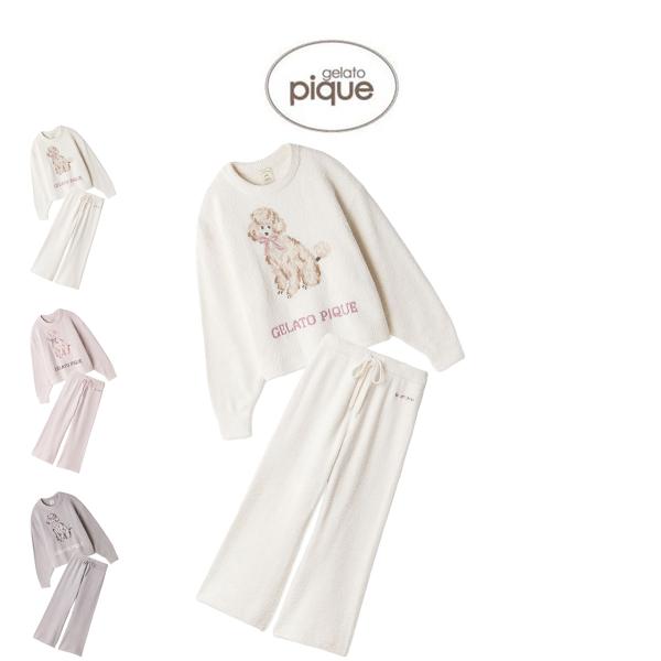 gelato pique（ジェラートピケ） プードルジャガードプルオーバー