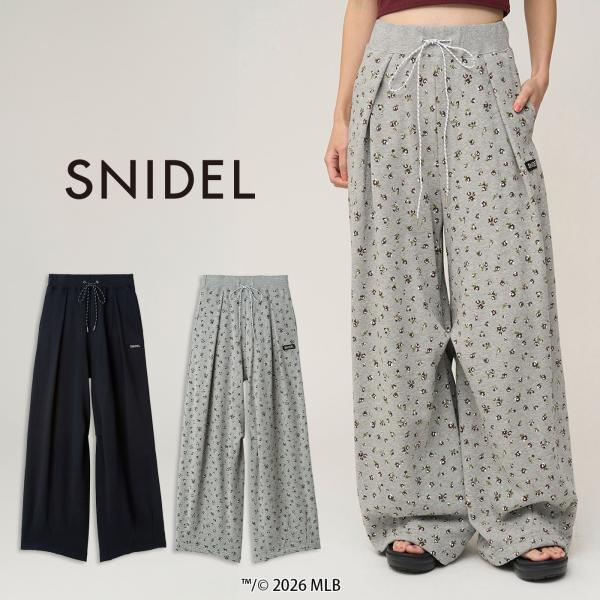 SNIDEL（スナイデル） MLB Sustainableスウェットワイドパンツ