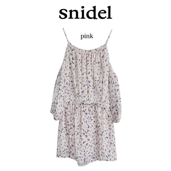 SALE60%OFF snidel スナイデル プリントアメスリロンパース swfo162024 