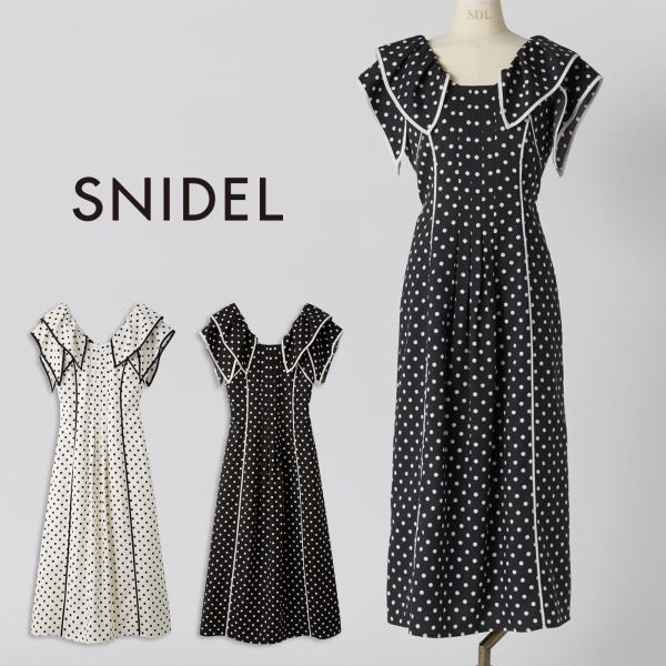 SNIDEL（スナイデル） SALE40%OFF ラッフルカラープリントワンピース