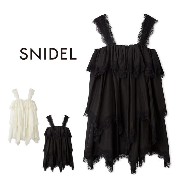 SNIDEL（スナイデル） ティアードレースミニワンピース swfo264093