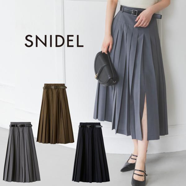 snidel ハイウエストプリーツスカート snidel スカート ハイウエスト（ファッション）のおすすめ人気