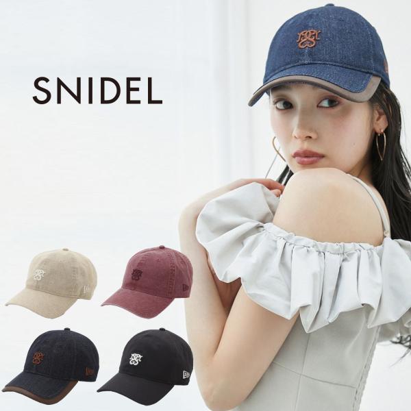 【SNIDEL|NEW ERA®】コラボCAP NVY 紙タグ付きSNIDEL NEW ERA®コラボキャップ ニューエラ キャップ