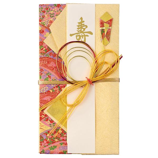 他サイト： マルアイ 紙 口糊 祝儀袋 結婚式 デザイン 和風 ひより 赤 1枚 キ-646Rの商品画像