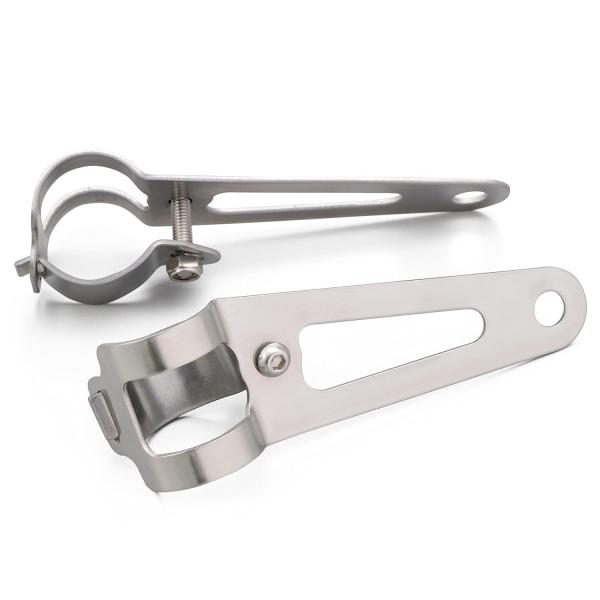 他サイト： デイトナ(Daytona) バイク用 ヘッドライトステー フォーククランプ φ27-33mm ステンレス製 ヘッドライトブラケット 左右セットの商品画像