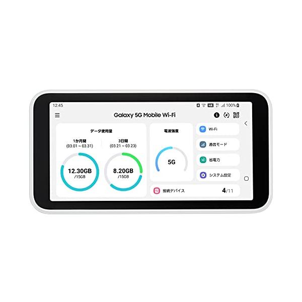 Galaxy - 【新品未使用】Galaxy 5G Mobile Wi-Fi SCR01 Galaxy 「新品未使用品」Galaxy 5G Mobile Wi-Fi SCR01 White
