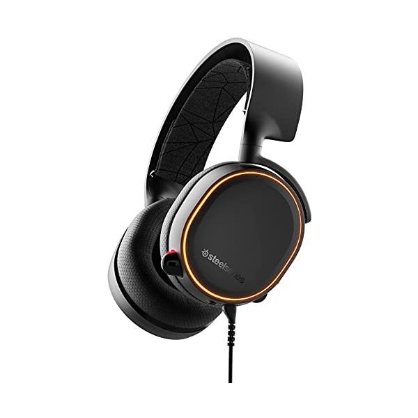SteelSeries ゲーミングヘッドセット マイク付き 有線 密閉型 PC