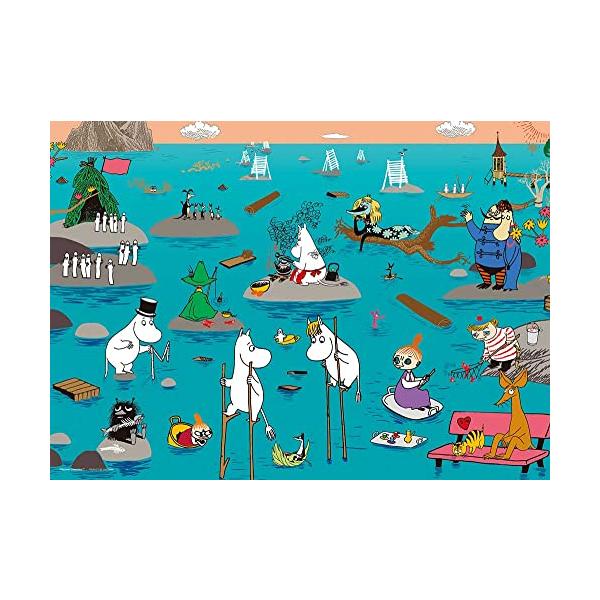 他サイト： 500ピース ジグソーパズル MOOMIN 恋するムーミン (38ｘ53cm)の商品画像