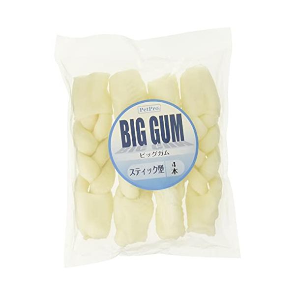 他サイト： ペットプロ 犬用おやつ ミルク BIGガム スティック型 4本入の商品画像