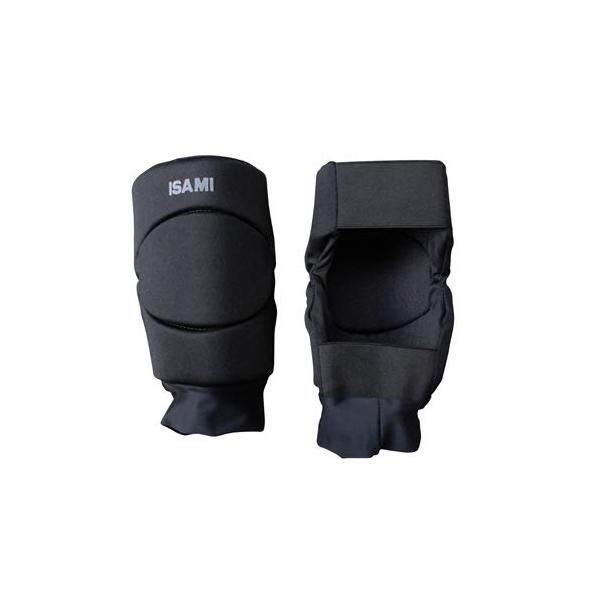 他サイト： ISAMI イサミ ニーガード 膝サポーター L-1103 (黒 XL(ヒザ上部35〜50cm、丈20cm))の商品画像