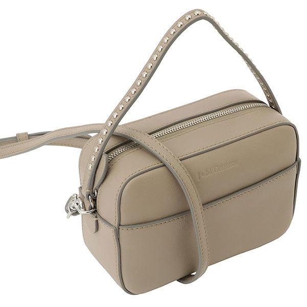 ジェイアンドエムデヴィッドソン J&M DAVIDSON トップハンドル ぺブル ミニ 2WAY ハンドバッグ スタッズ ショルダーバッグ ウォームトープ レディース