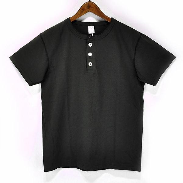 VELVA SHEEN ベルバシーン 161007 ヘンリーネックTシャツ 無地TEE S/STEE ヘンリーネック半袖Tシャツ ヘンリーTシャツ mens メンズ ネコポス対応