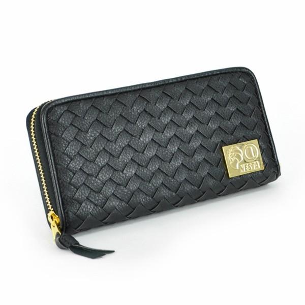 NESTA BRAND（ネスタブランド） NNZ-91 編み込みサイフ LEATHER WALLET