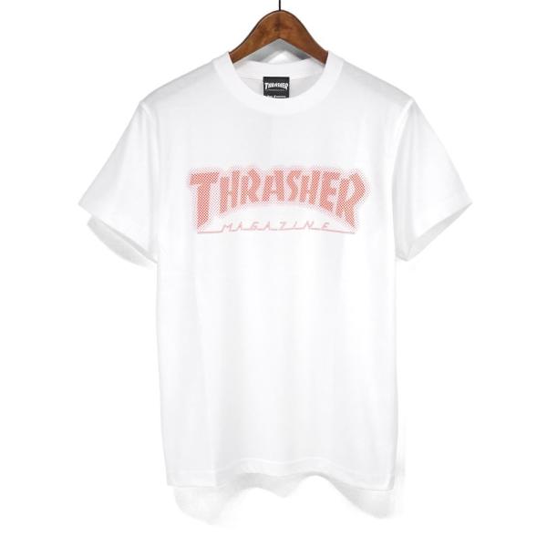THRASHER �X���b�V���[ �}�O���S �h�b�g �v�����g ���� T�V���c Dot HOMETOWN LOGO TH91218 ���� ���S T�V���c MAG LOGO T-SHIRTS S/STEE