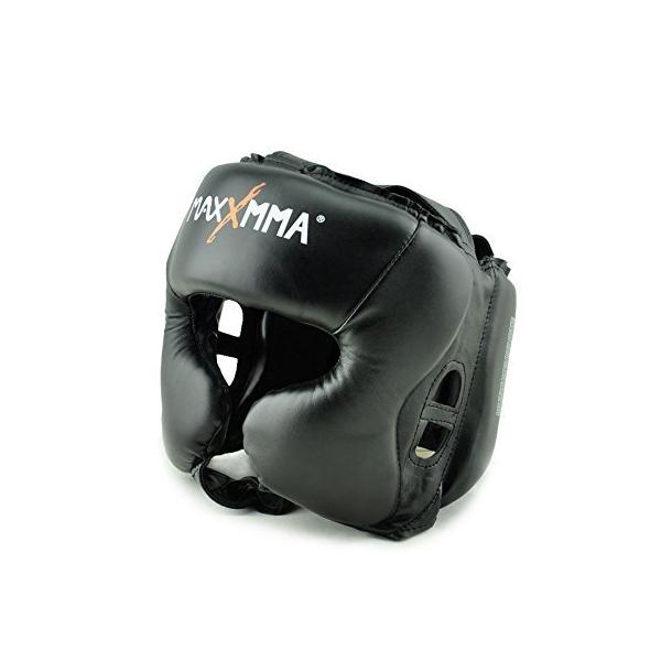MaxxMMA Headgear Black L/XL for Boxing MMA - . 並行輸入 並行輸入