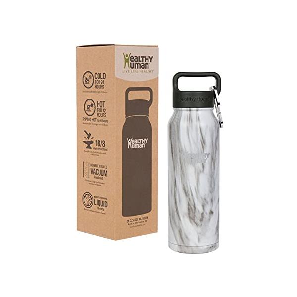Healthy Humanヘルシーヒューマン真空断熱ステンレスボトル 32オンス