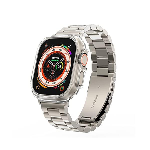 Apple Watch Ultra Band 49mmとケースプレミアムステンレス鋼メタル