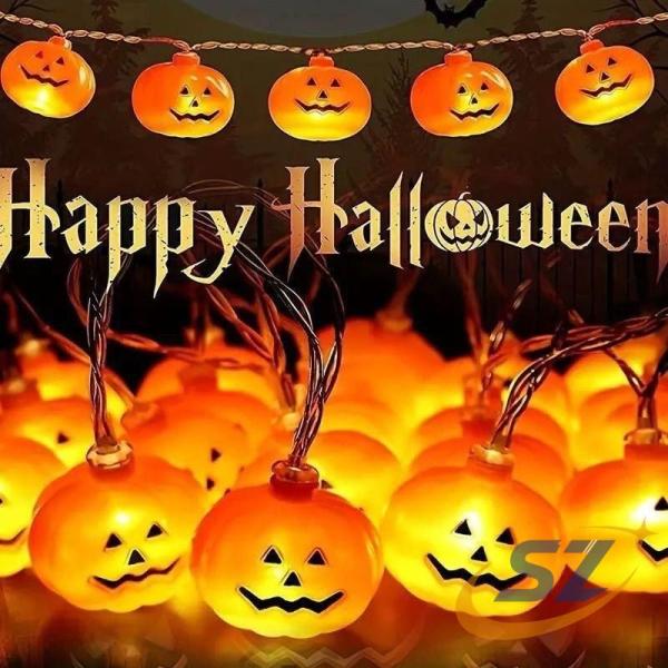 ハロウィン カボチャライト ソーラーライト 幽霊 5m お化けリセット 20球 かぼちゃ シェンヘン イルミネーション ハロウィン飾り 屋外 新年会 祭り 室外 室内