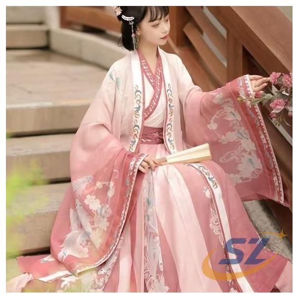 漢服 チャイナ服 レディース 中華コスプレ衣装 中国 唐宋 時代劇 コスチューム シェンヘン ハロウィン 衣装 華流 演劇衣裳 中華ステージ衣裳 エスニック 鳳凰