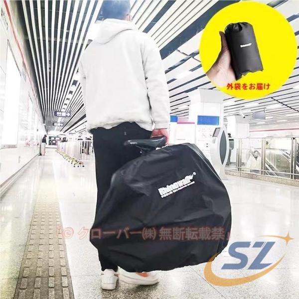 輪行バッグロードバイク16インチ20インチ自転車バッグ輪行袋キャリーバッグ折りたたみ持ち運び 着回し 体型カバー シェンヘン きれいめ おしゃれ