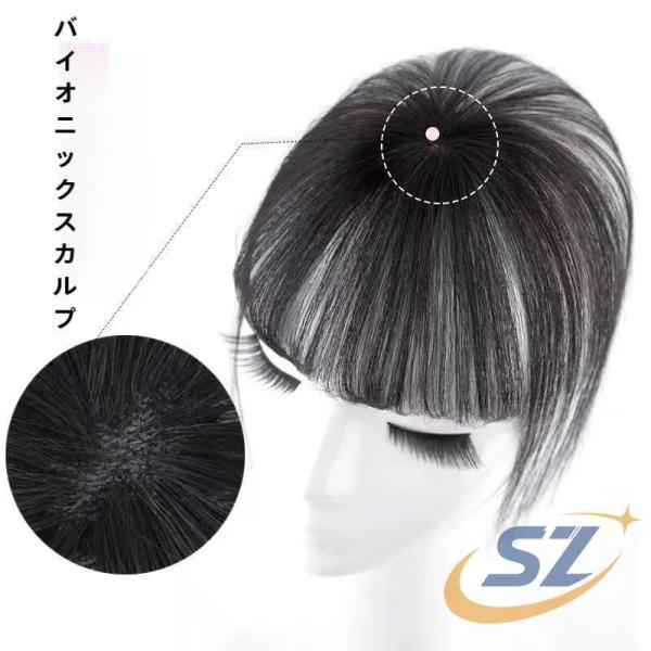 4色 3D構造部分ウィッグ 女性 ヘアピース 人毛100% ウイッグ かつら 付け毛 シェンヘン 総手植えシルク絹スキン 脱毛隠し 軽薄 白髪隠れ 増毛 使いやすい 人気