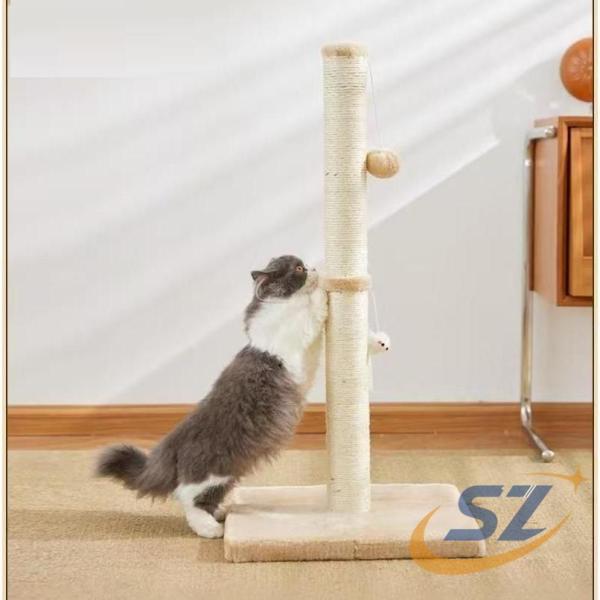 猫 爪とぎ 猫の爪とぎ 猫爪とぎ 爪研ぎ 爪とぎポール ポール タワー キャットタワー シェンヘン つめとぎ 小型 ミニ ネコ 麻縄 猫用ポール ガリガリポール