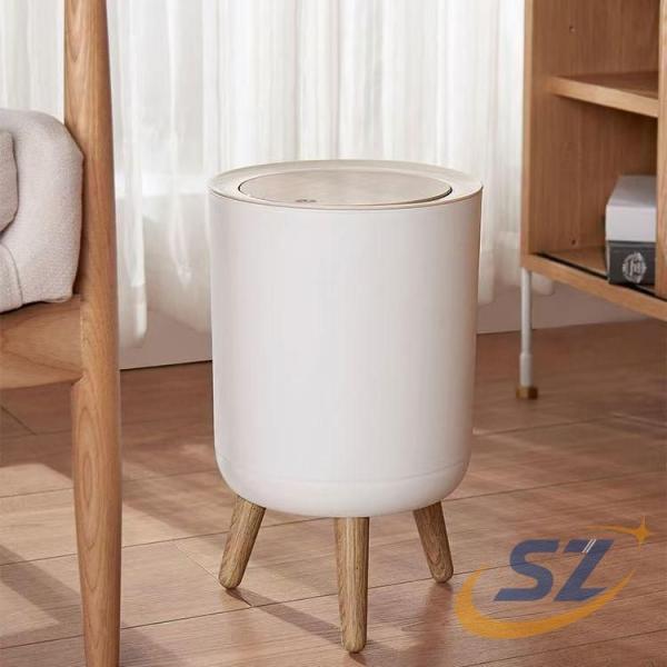ゴミ箱 ごみ箱ふた付き 7l 7リットル 足付き リビング シェンヘン キッチン 蓋つき 臭わないダストボックス円型 ゴミ袋が見えない ワンタッチ