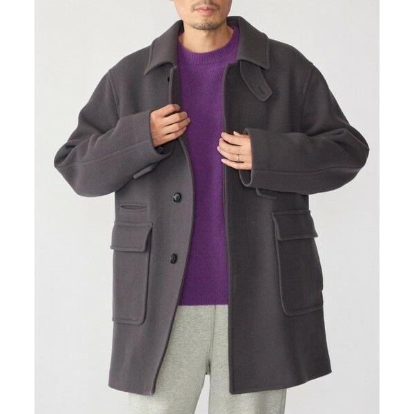 SHIPS（シップス） SHIPS: S140 ウールシルク ステンカラー コート