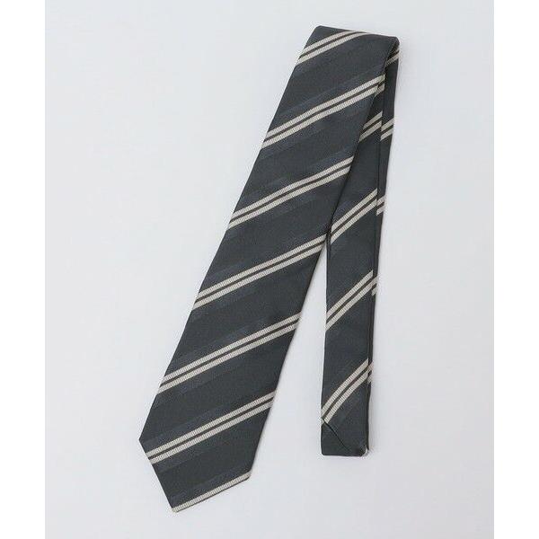 SHIPS（シップス） Puccini: シルク サテン レップ ストライプ タイ