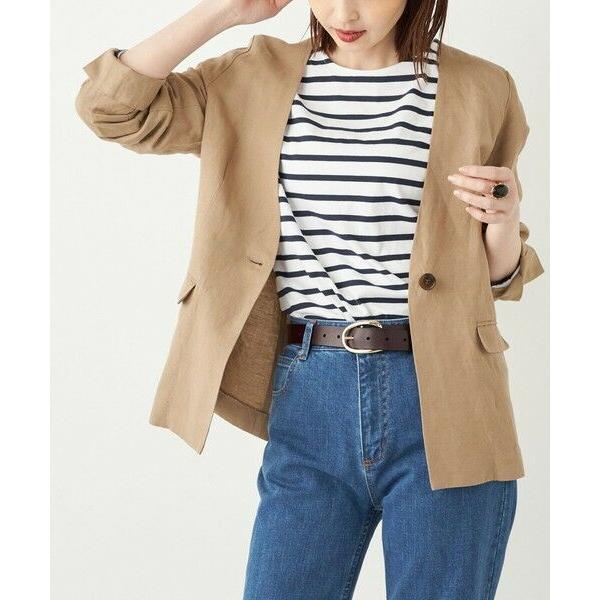 アレッジ　リネン　レーヨン　ジャケット　シップス アレッジ リネン レーヨン ジャケット シップス SHIPS for women