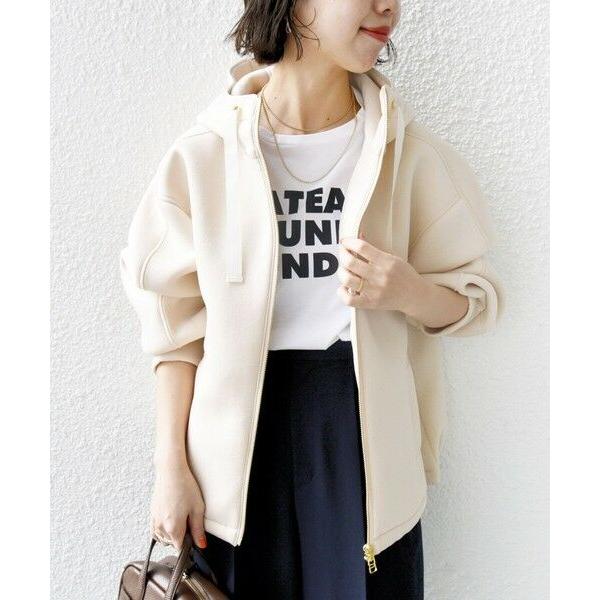 ships ダンボール ジップフーディジャケット SHIPS パーカー 「WEB限定」「手洗い可能」ダンボール ダブル