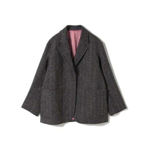 SHIPS（シップス） SHIPS Primary Navy Label:ヘリンボーンツイード