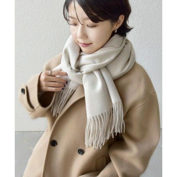 【カシミヤ100％】ウォッシャブルストール SHIPS（シップス） ウール カシミヤ ウォッシャブル ストール