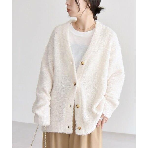 SHIPS（シップス） quaranciel:〈手洗い可能〉フェザーヤーン Vネック