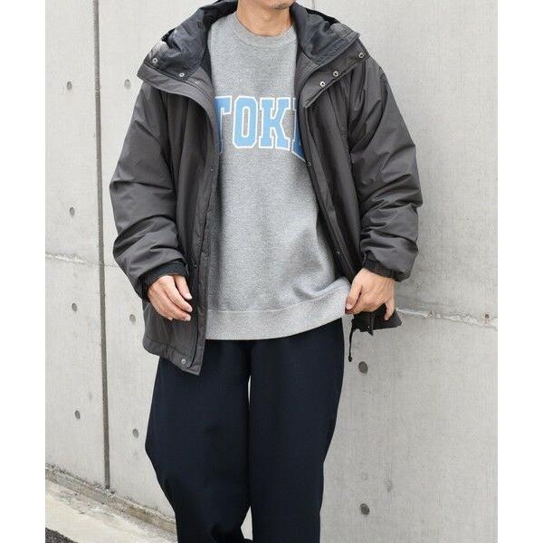 SHIPSブラック フード付き ジャケット SHIPS（シップス） コート ジャケット 「WEB限定」SHIPS: 中綿 ウール