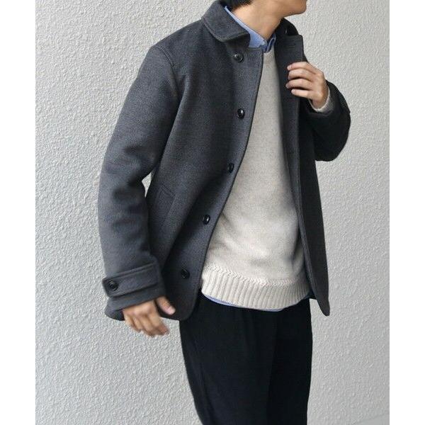 SHIPS（シップス） SHIPS any: ウォーム メルトン シングル Pコート