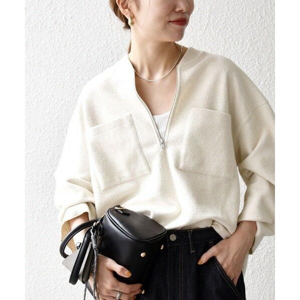 Day&Lloyd for SHIPS シップス ハーフジップ トップス 英国製 SHIPS（シップス） SHIPS any:〈洗濯機可能〉フリース ライク ハーフ