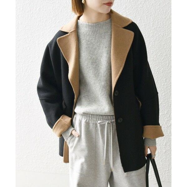 りゅう シップス SHIPS 超高級 秋冬 テーラードジャケット SHIPS（シップス） SHIPS any: リバー テーラード ジャケット コート