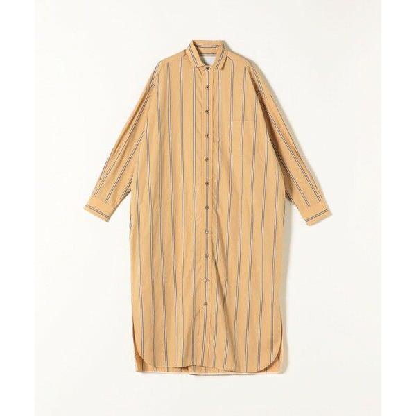 Ships For Women シップスウィメン Ticca ベージュストライプロングワンピース タカシマヤファッションスクエア 通販 Paypayモール