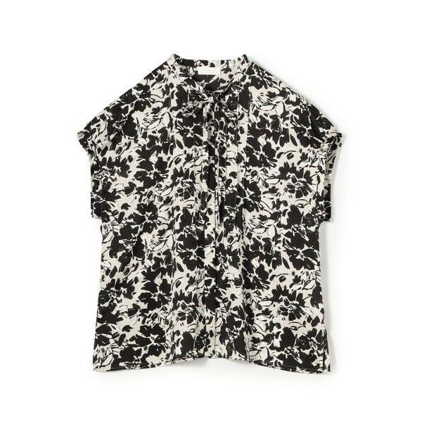 トゥモローランド　フラワープリント フレアタックスリーブブラウス フラワープリント フレアタックスリーブブラウス | maison