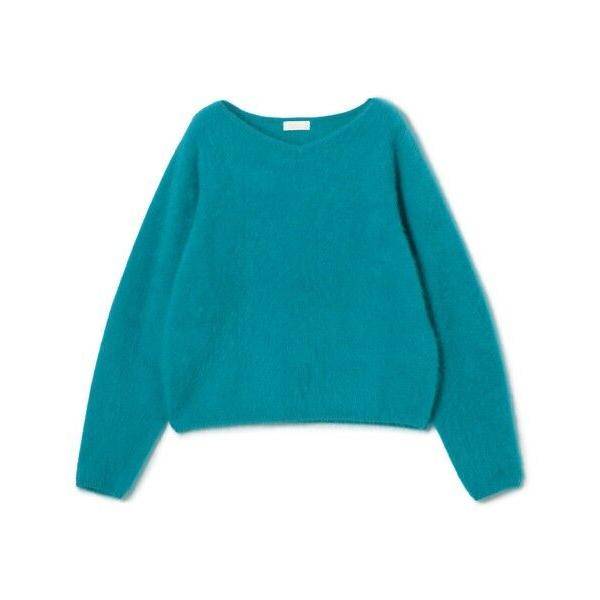 TOMORROWLAND / トゥモローランド フラッフィーヤーン Vネックプル