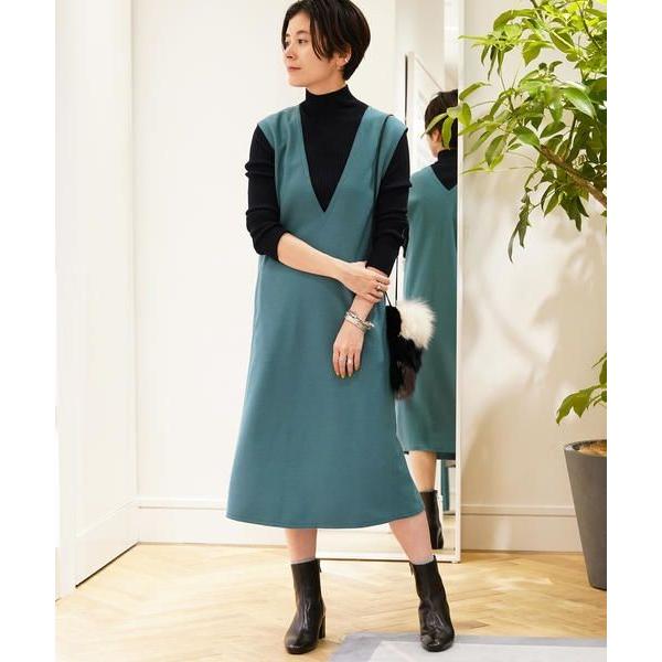 Tomorrowland トゥモローランド ウールメルトンジャージー Vネック